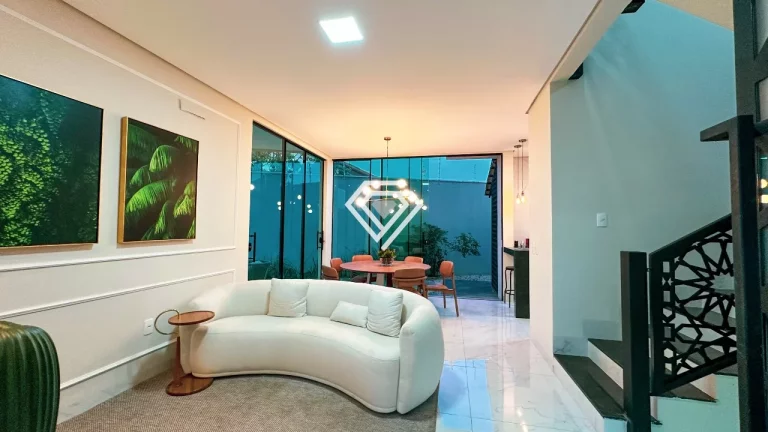 Imagem Sobrado 4 Quartos sendo uma Suítes, 196 m² à venda na 407 Sul- Residencial Amarante