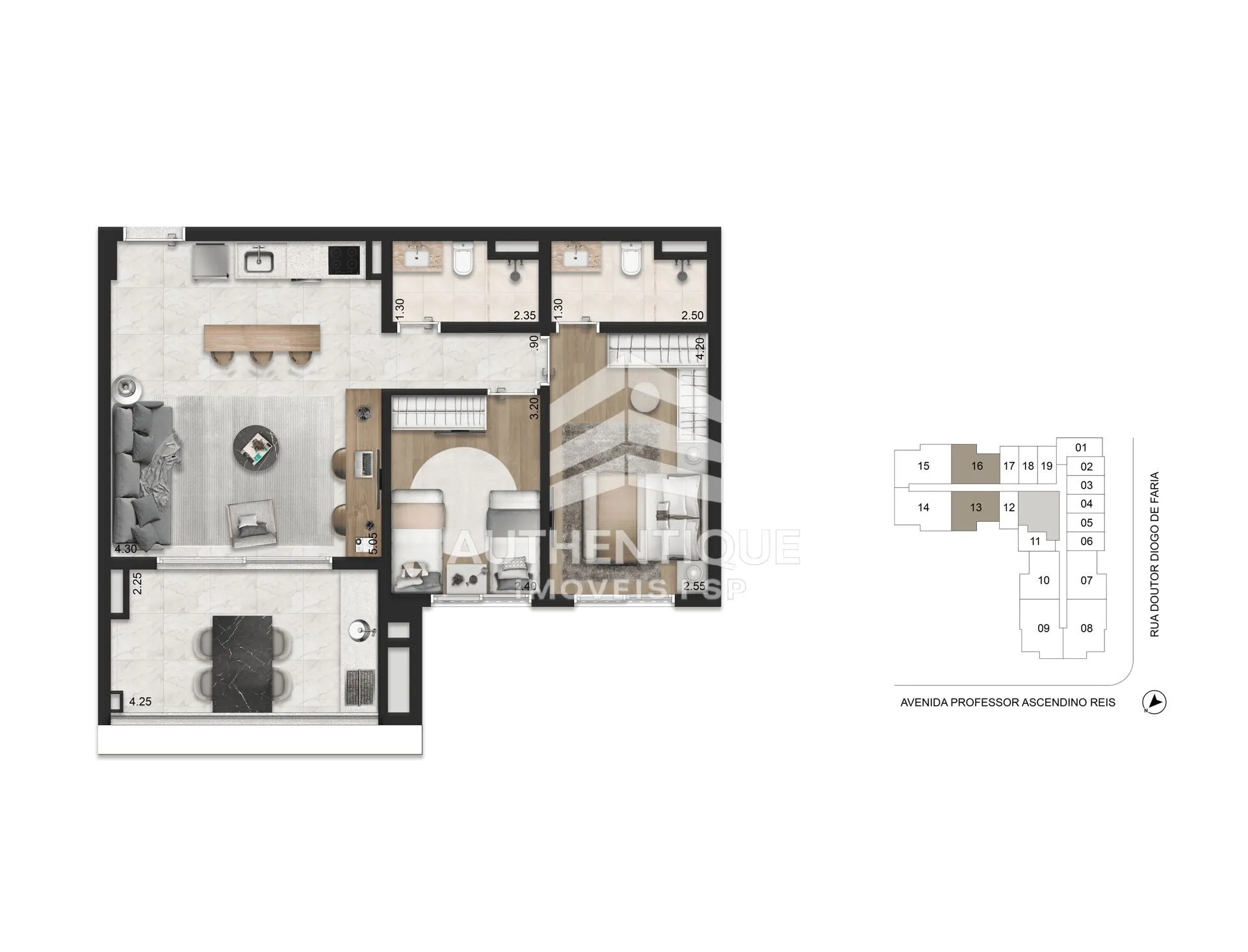 Imagem CASA IBIRAPUERA APARTMENTS - Apartamento à venda no bairro Vila Clementino - São Paulo/SP, Zona Sul