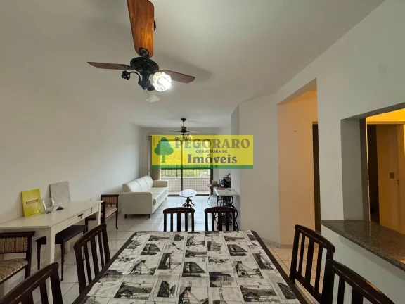 Imagem Apartamento de 2 quartos na Prainha, Caraguatatuba-SP 1 suíte, 2 salas, 2 banheiros, 1 vaga de garagem e vista para o mar