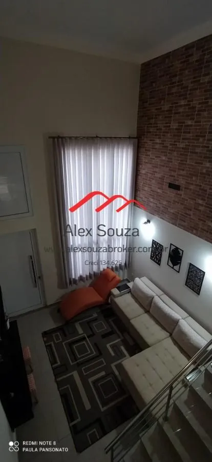 Imagem Sobrado em Condomínio para Venda em Sumaré, Residencial Real Parque Sumaré, 3 dormitórios, 3 suítes, 5 banheiros, 4 vagas