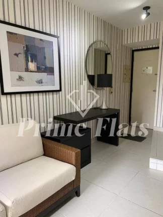 Imagem Flat disponível para venda no Hotel Paulista Wall Street na Bela Vista, com 55m², 1 dormitório e 1 vaga de garagem