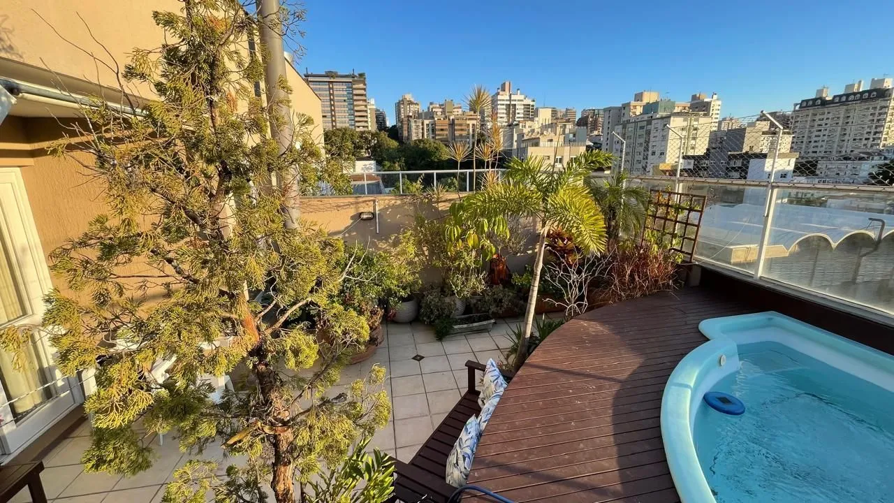 Imagem Cobertura duplex com piscina privativa, lareira e vista exclusiva