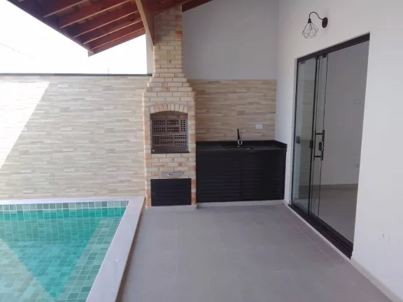 Imagem CASA NOVA COM 2 DORMITORIOS E PISCINA