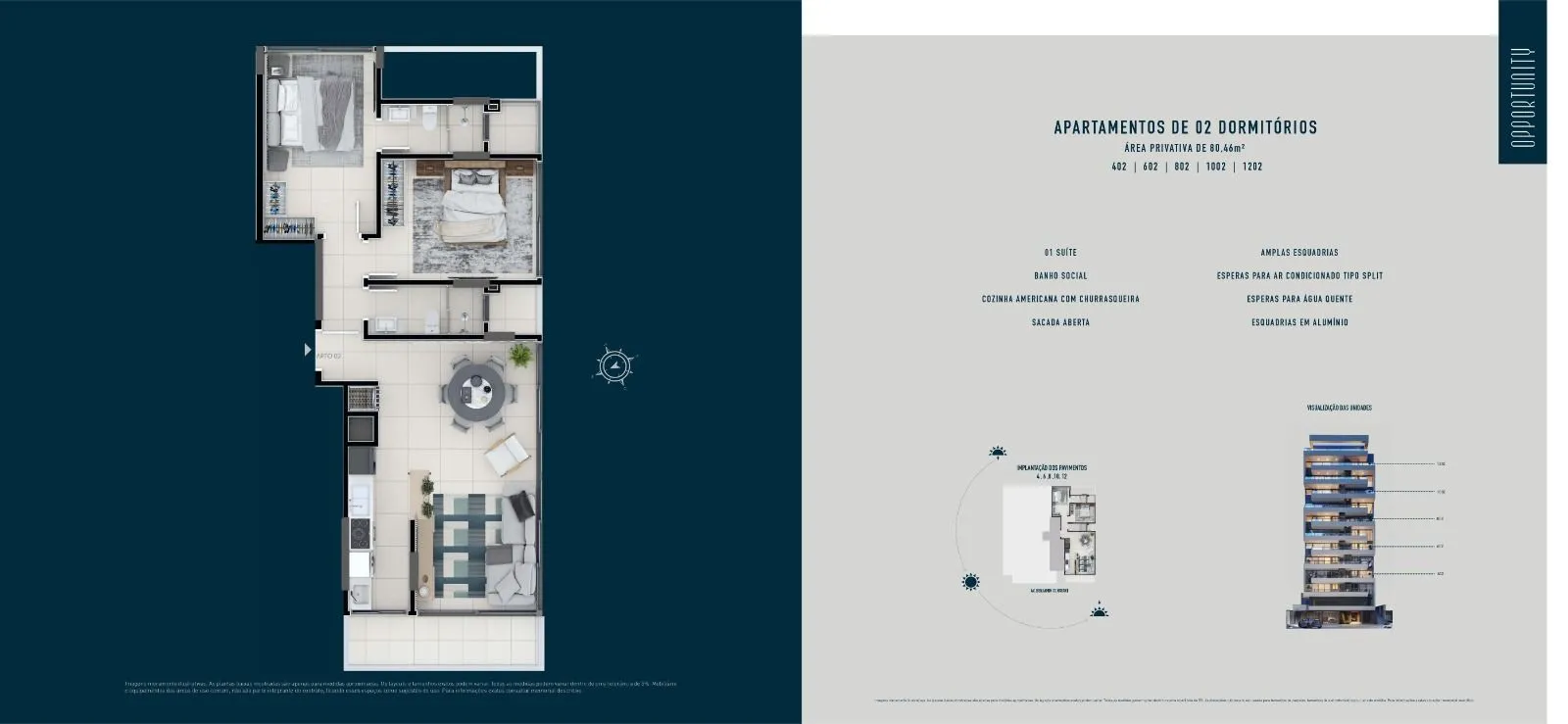 Imagem Apartamento à venda em Torres, Centro, com 2 quartos, 80m2