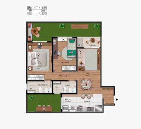 Imagem APARTAMENTO RESIDENCIAL em Hortolândia - SP, Centro