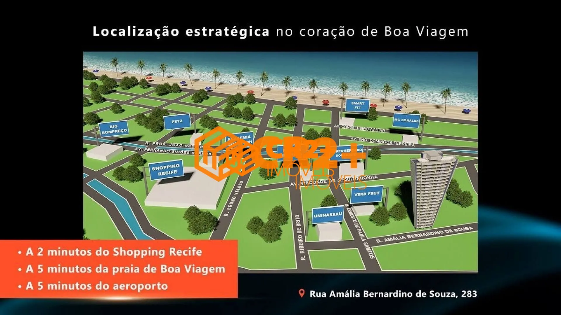 Imagem Flat a Venda de 24m² com 1 quarto em bairro Boa Viagem em Recife