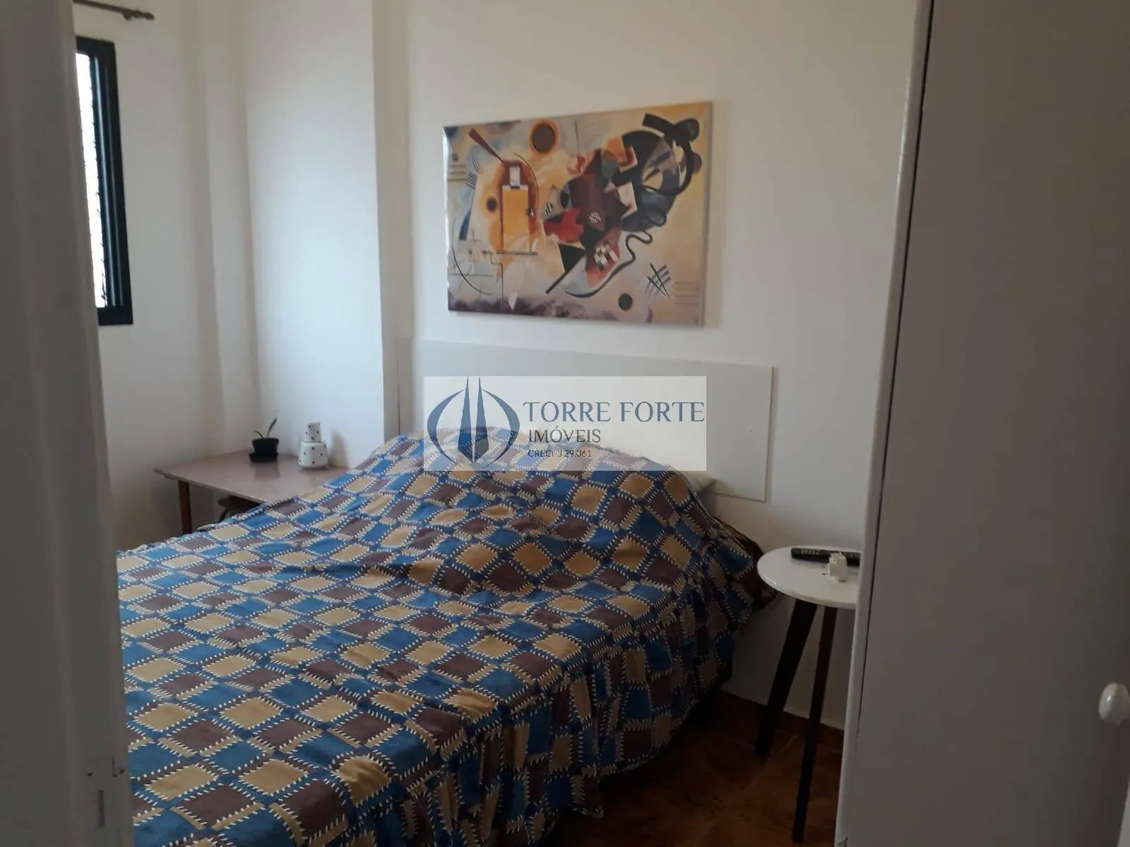 Imagem Apartamento mobiliado 1 dormitorio com vaga Ocian Praia Grande