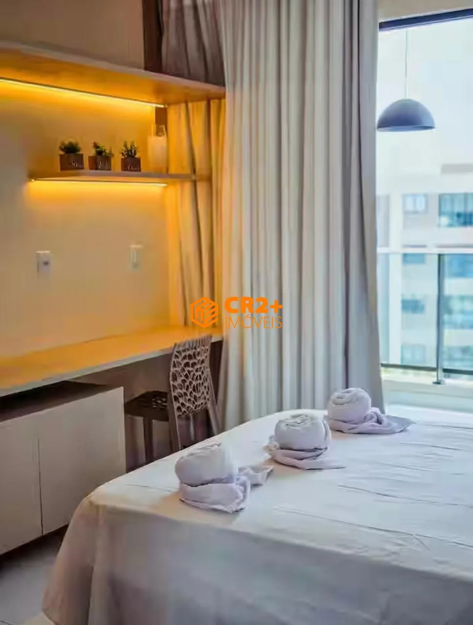 Imagem Vendo Flat em Muro Alto Porteira fechada, Padrão Pernambuco Construtora
