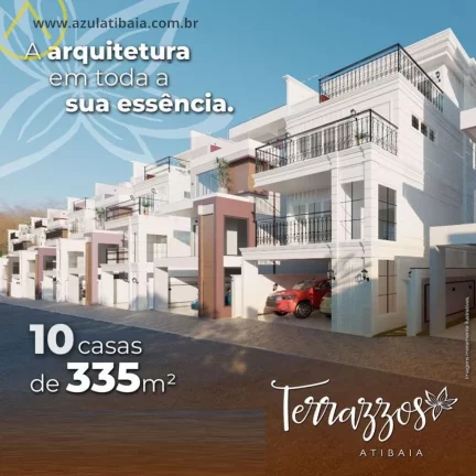 Imagem Casa em Condomínio para Venda em Atibaia, Jardim Alvinopolis, 4 dormitórios, 4 suítes, 5 banheiros, 3 vagas