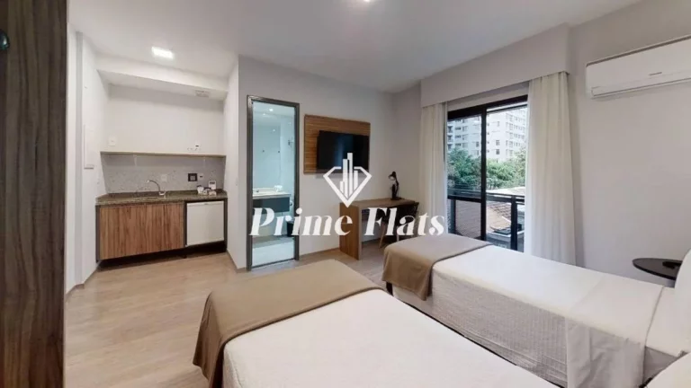 Imagem Flat disponível para venda no Hotel Intercity Interative Jardins, com 23m², 1 dormitório e 1 vaga