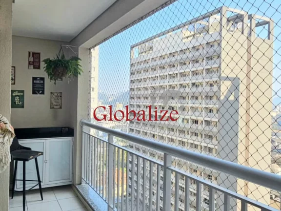 Imagem Apartamento 1 quarto, com lazer completo e 1 vaga de garagem - Vila Mathias em Santos por R$ 380.000,00