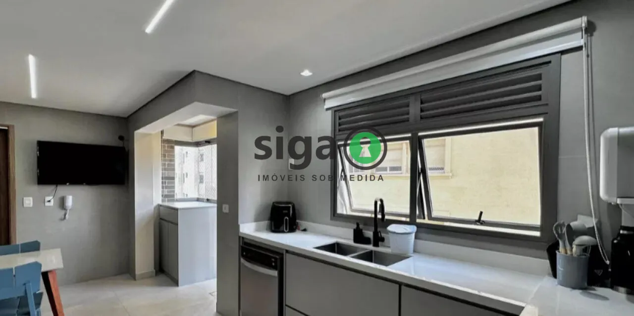 Imagem Apartamento de 141m2 à venda no Brooklin, com 03 suítes e 2 vagas