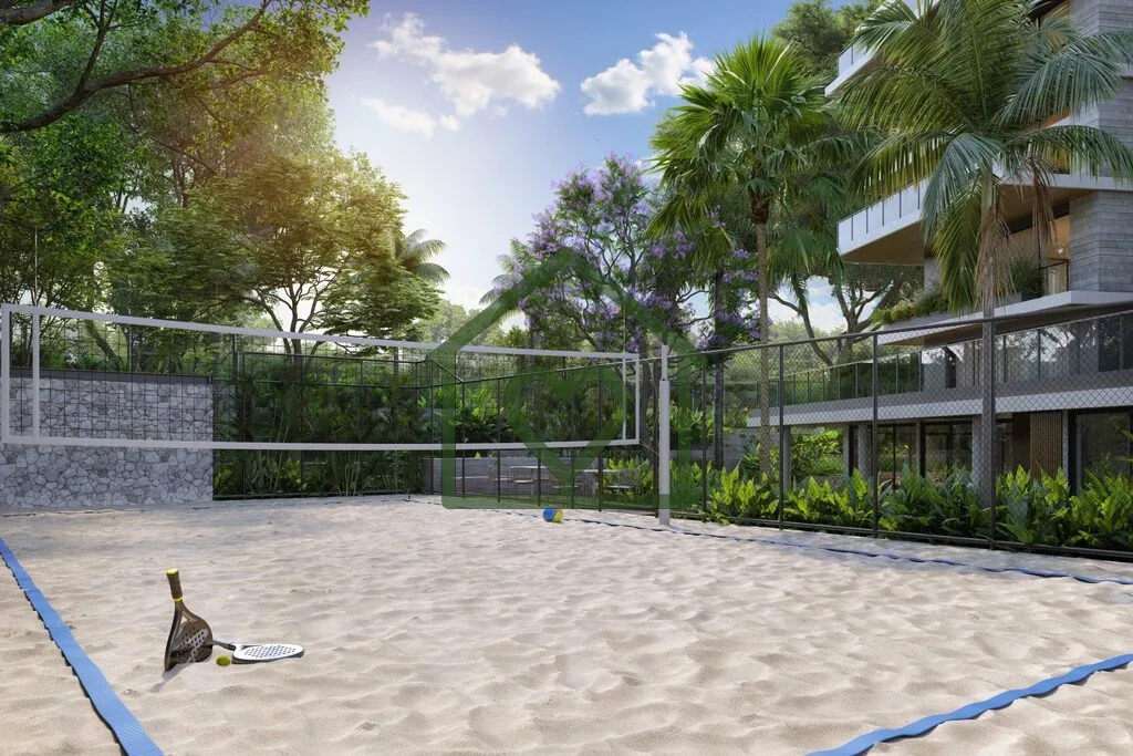 Imagem Um projeto exclusivo, com arquitetura autoral, verdadeiras mansões suspensas cercadas de muito verd...