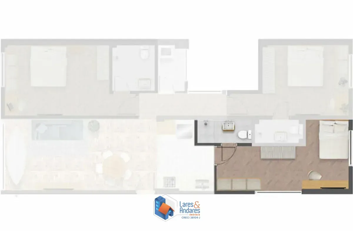 Imagem Apartamento para venda em Pinheiros com 3 quartos, sendo 1 suíte, 111m²