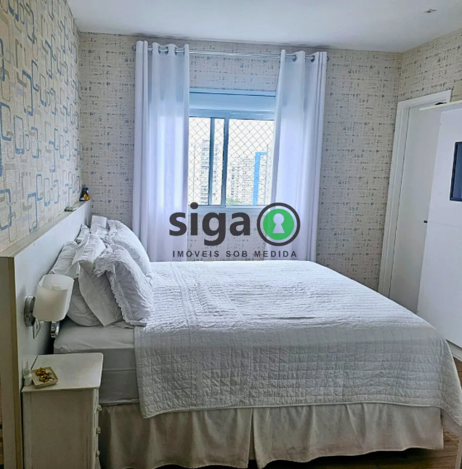 Imagem Apartamento á venda na Vila Andrade, com 130m, 3 suítes e 2 vagas.