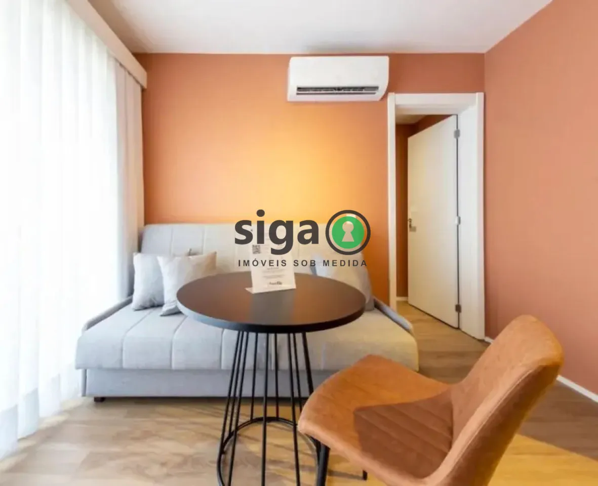 Imagem Apartamento com 2 Quartos à venda, 43m² - Indianópolis - Mobiliado