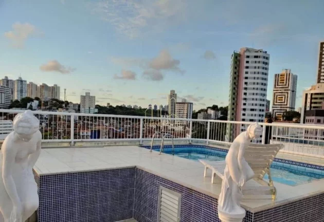 Imagem Cobertura de Luxo à Venda em Salvador-BA: 4 Quartos, 2 Suítes, 2 Salas, 6 Banheiros, 2 Vagas de Garagem, 240m² - Itaigara