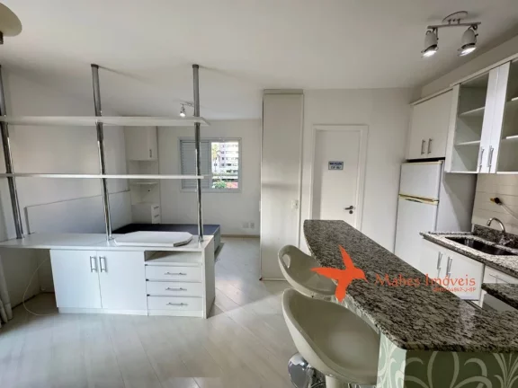 Imagem Apartamento à venda ou aluguel em Pinheiros, São Paulo-SP: 1 quarto, 1 sala, 1 banheiro, 1 vaga de garagem, 30m².