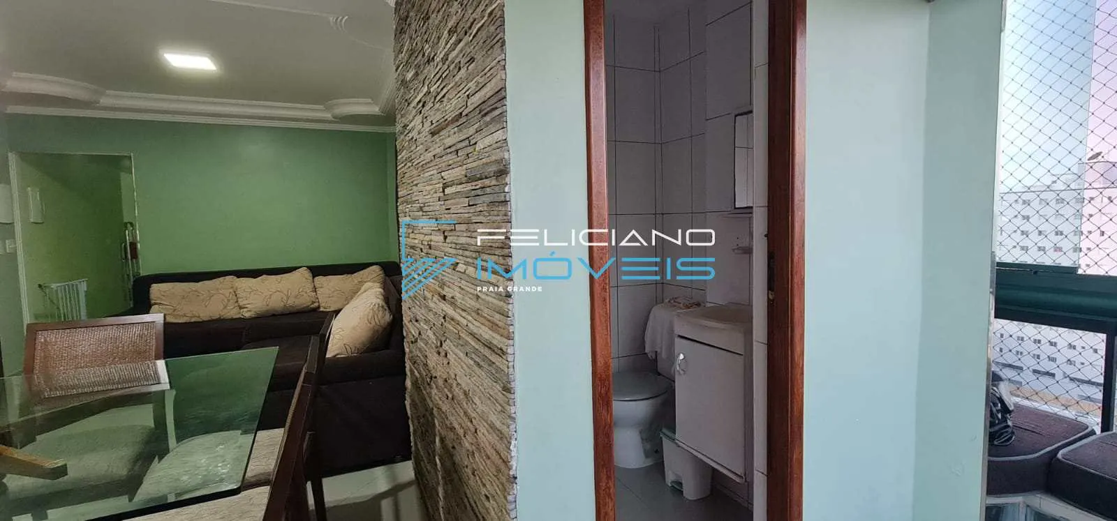 Imagem Apartamento com 3 dorms, Ocian, Praia Grande - R$ 700 mil, Cod: 1574