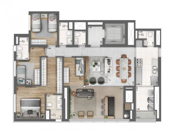 Imagem Apartamento com 4 Quartos à Venda, 190 m² em Perdizes - São Paulo