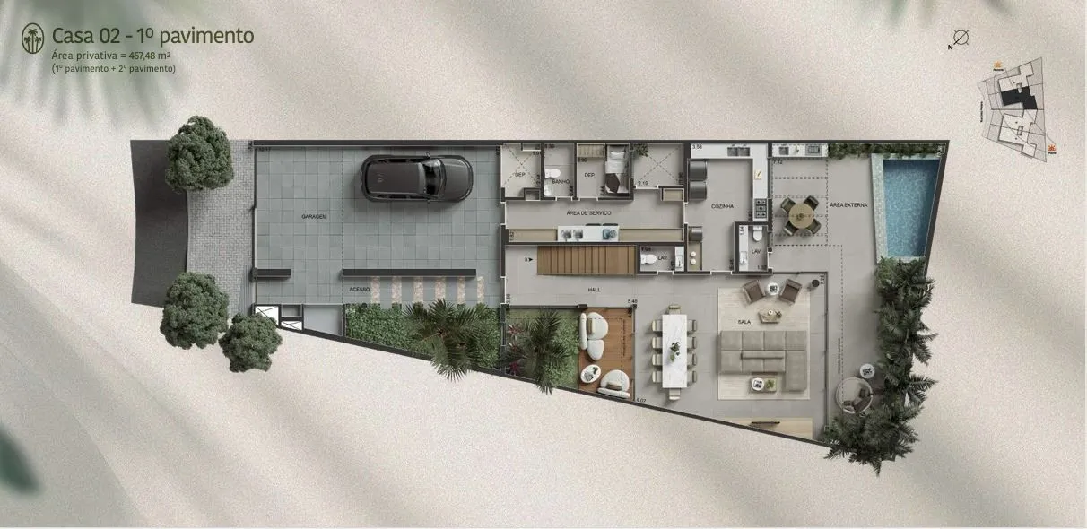 Imagem Casas Ibitá São Conrado: Luxo, Exclusividade e Alta Valorização