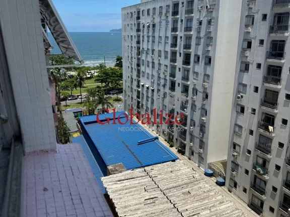 Imagem Apartamento à venda com 36m², 1 quarto, vista mar por R$335.000,00 no Boqueirão em Santos