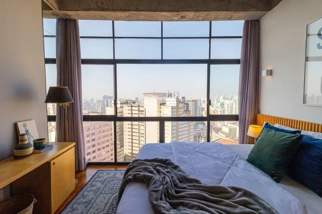Imagem Apartamento à venda em São Paulo, República, 1 quarto, 1 sala, 1 banheiro, 28m² de área!