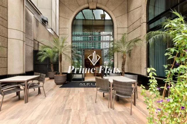 Imagem Flat disponível para venda no Meliá Paulista, com 27m², 1 dormitório e 1 vaga de garagem