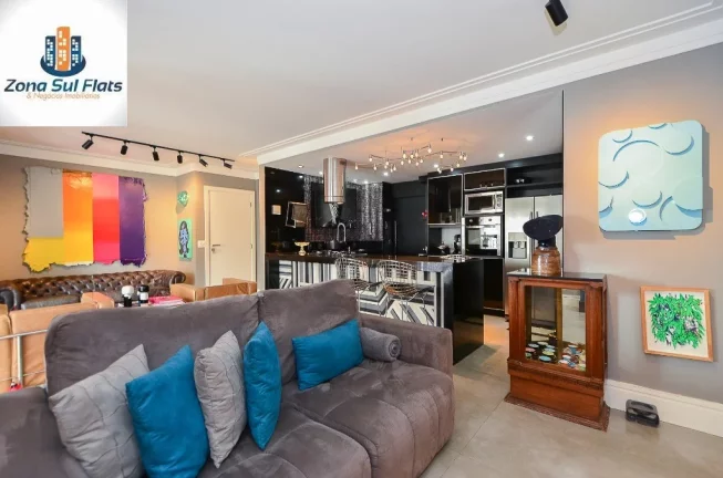 Imagem Apartamento à Venda No Brooklin Com 1 Suíte e 2 Vagas, 94m