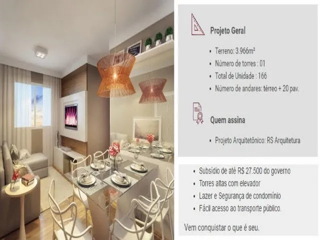 Imagem Apartamento de 2 quartos à venda no Panamby, São Paulo-SP Condomínio Plano Panamby 41m² Aproveite!