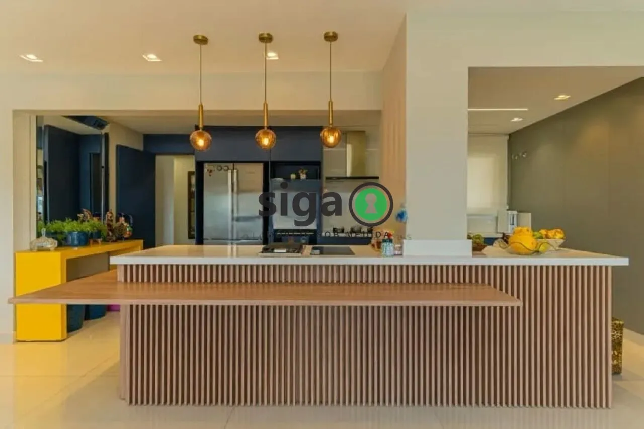 Imagem Apartamento para locação Campo Belo 154m², 3 suítes, reformado, varanda gourmet, vista verde