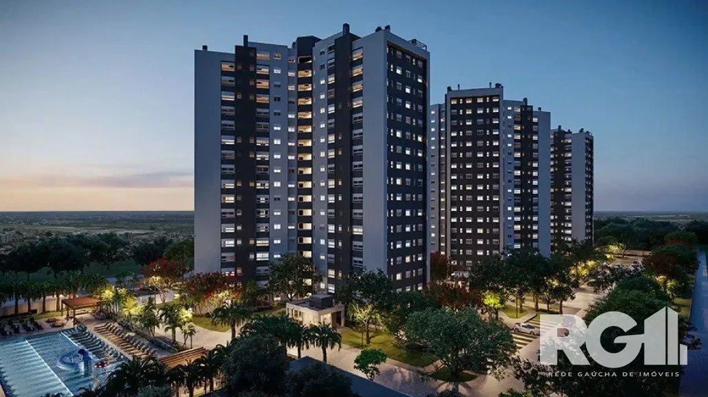 Imagem Apartamento de 2 dormitórios, suíte e espera para churrasqueira ou lareira.