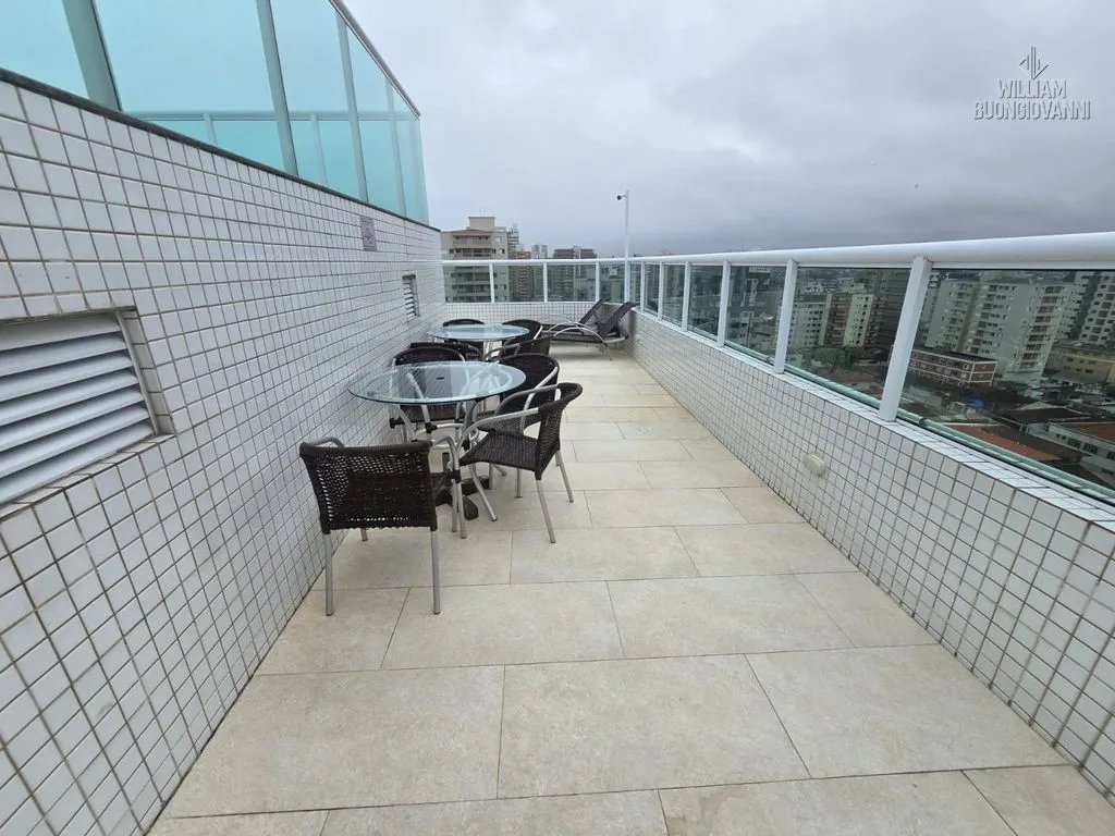 Imagem Apto Tupi, 165m², 3 Suítes, 2 vagas, Vista do Mar Parcial e Lazer Completo