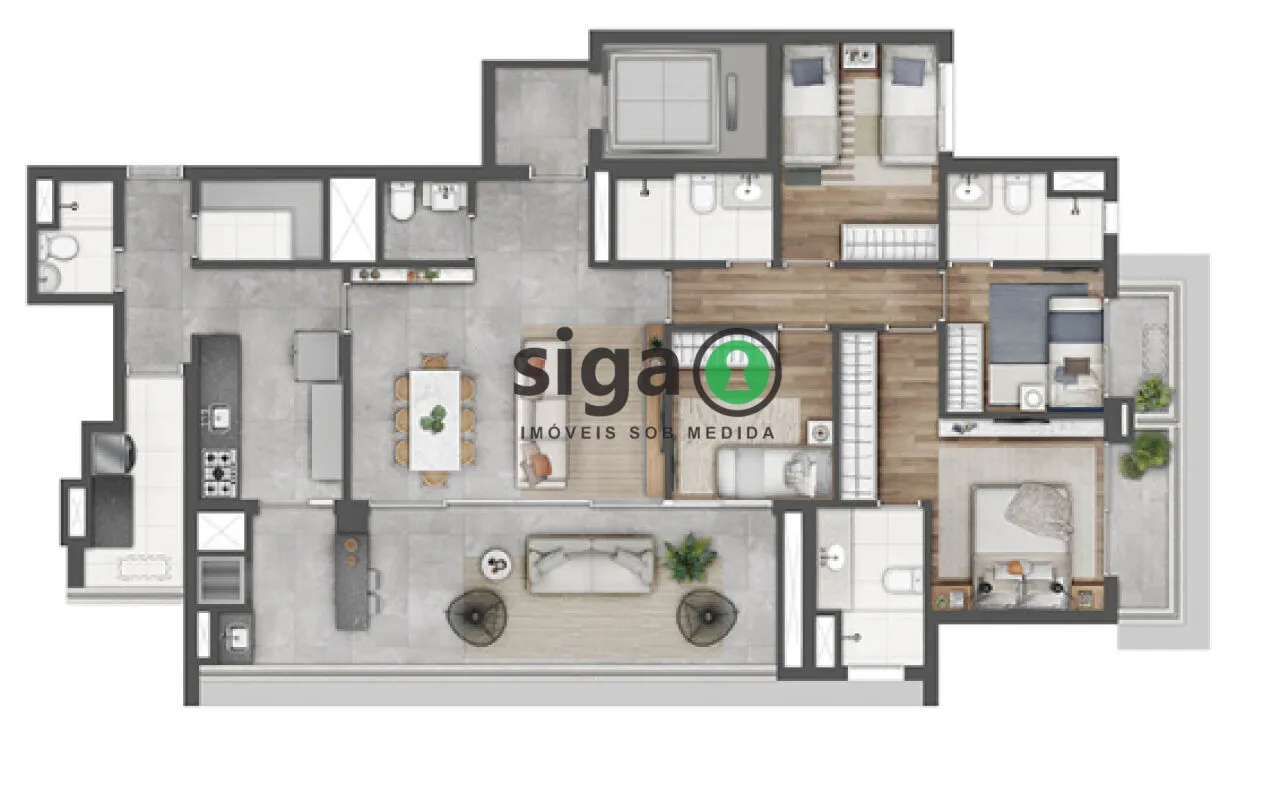 Imagem Apartamento 146 m² 3 ou 4 Dormitórios no coração da Vila Mariana