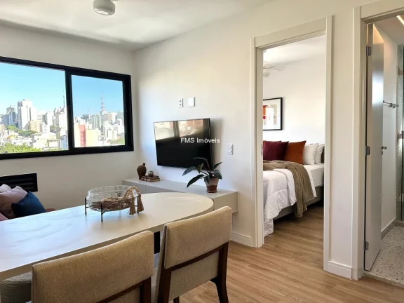Imagem Apartamento à venda na Bela Vista, São Paulo: 1 quarto, 1 sala, 1 banheiro, 34m² de área