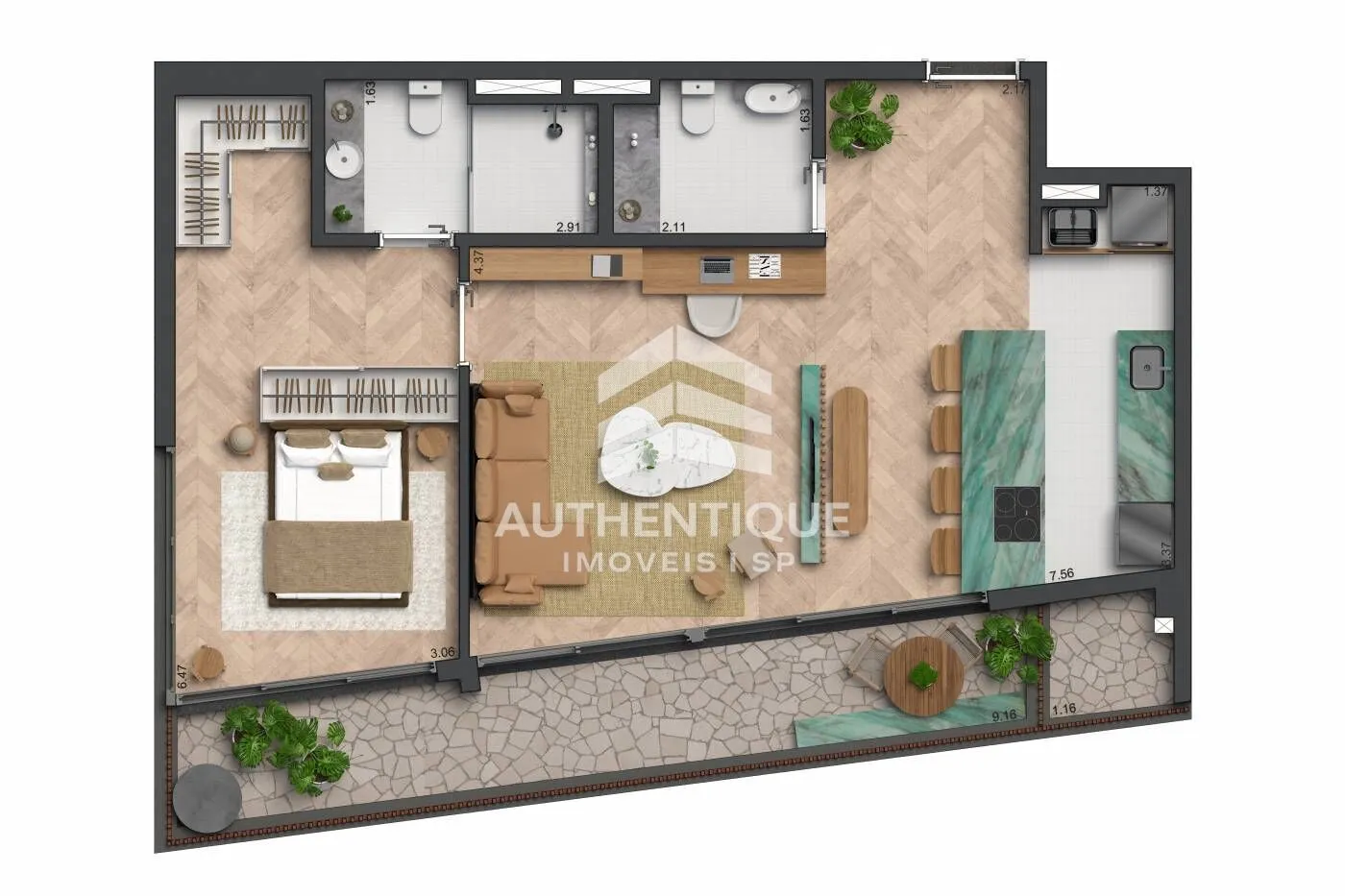 Imagem PRADO PAULISTA - JARDINS - Apartamento à venda no bairro Jardins - São Paulo/SP, Zona Sul