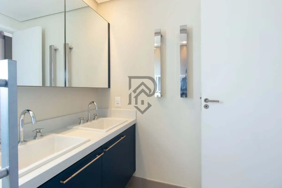 Imagem Apartamento Quartier Brooklin pronto para morar andar alto vista livre