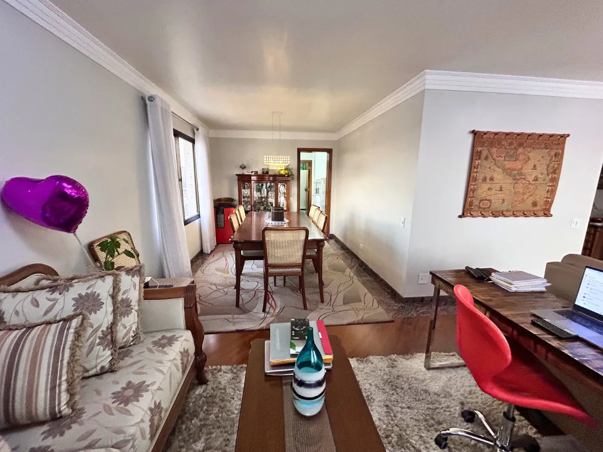 Imagem Apartamento para locação em Chácara Santo Antônio (Zona Leste) com 3 quartos, sendo 1 suíte, 155m2