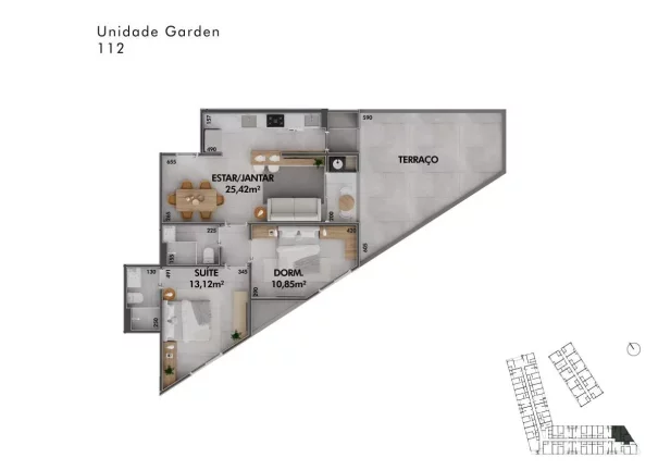 Imagem Apartamento para Venda em Florianópolis / SC no bairro Cachoeira do Bom Jesus