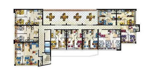 Imagem Ótima sala comercial com 1 vaga próximo a OAB