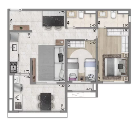 Imagem Apartamento à venda no bairro Jardim Vila Mariana - São Paulo/SP