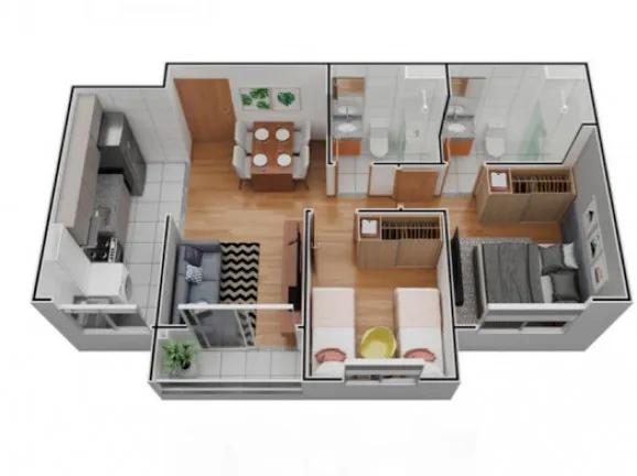 Imagem Apartamento com 2 Quartos à Venda, 46 m² em Encantado - Rio De Janeiro