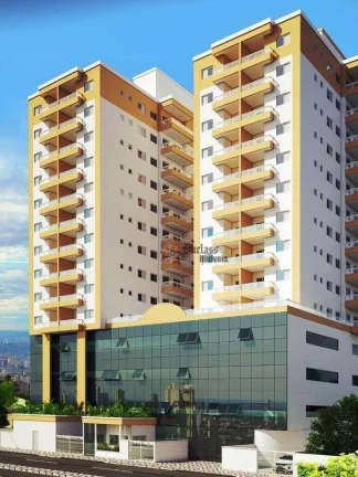 Imagem Apartamento com 2 dormitórios à venda, 57 m² por R$ 480.000 - Boqueirão - Praia Grande/SP