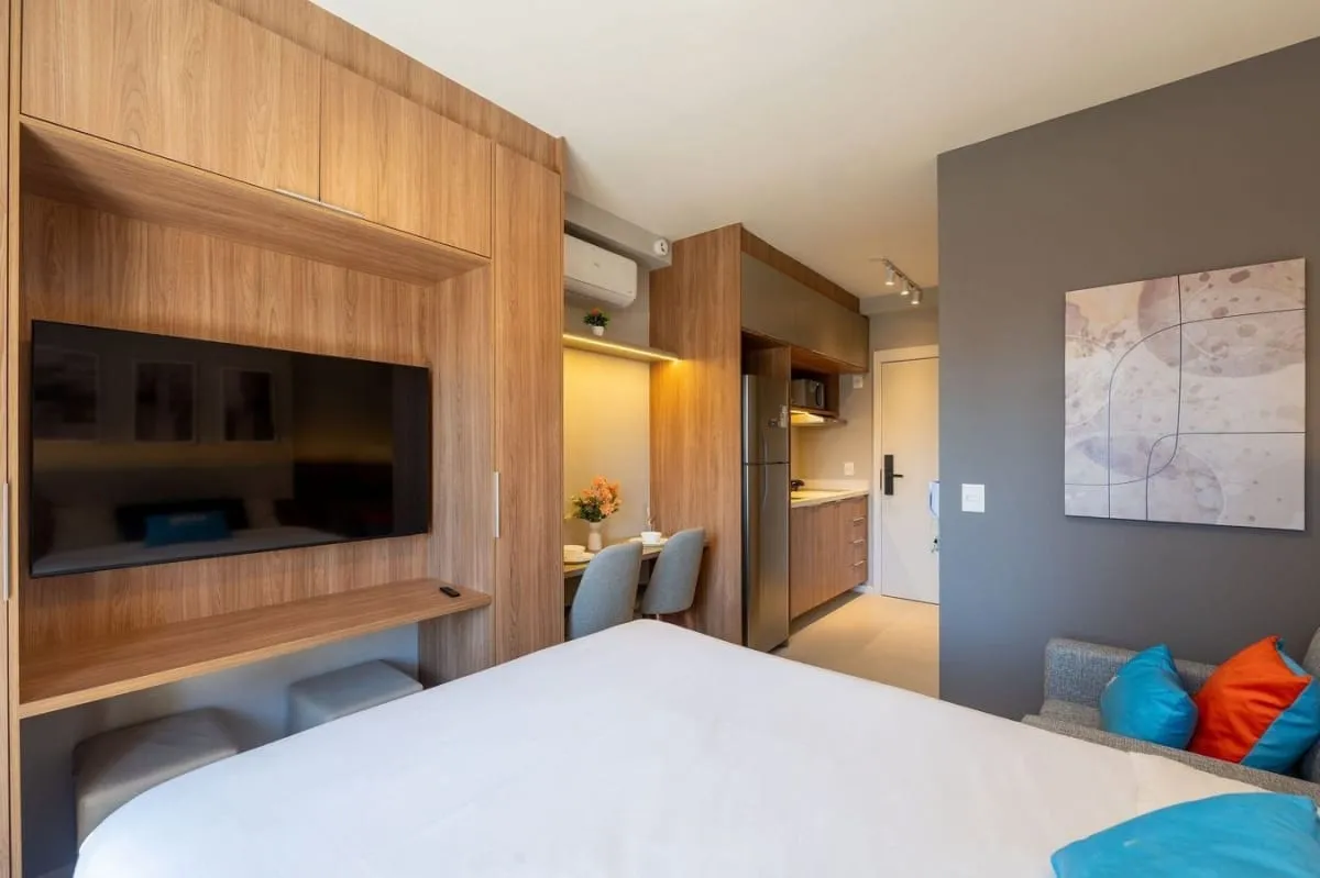 Imagem Apartamento com 1 Quarto para alugar, 25m² - Perdizes