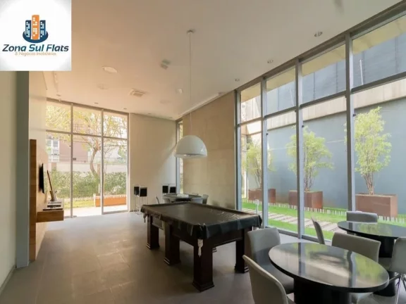 Imagem Apartamento Alto Padrão para Venda ou Locação na Vila Nova Conceição Com 1 Suíte e 2 Vagas