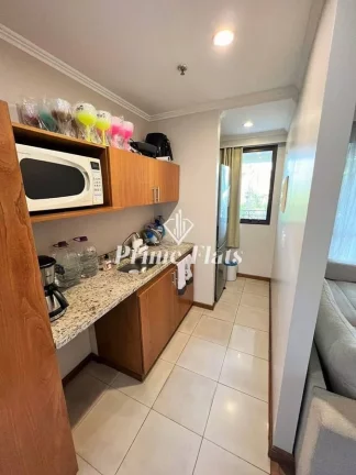 Imagem Flat disponível para venda no Quality Suítes Long Stay Vila Olímpia, com 48m², 2 dormitórios e 1 vaga