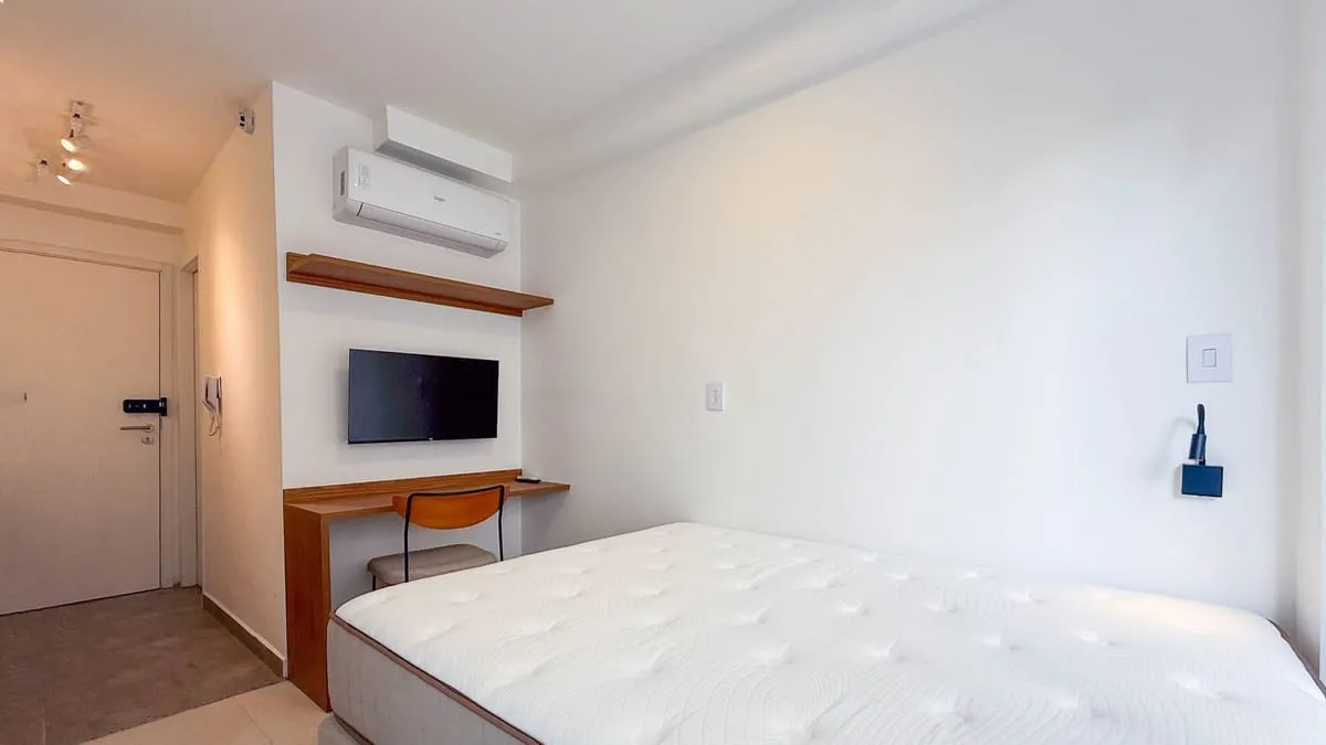 Imagem Apartamento com 1 Quarto para alugar, 17m² - Pinheiros