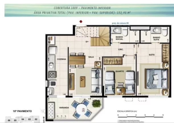 Imagem APARTAMENTO RESIDENCIAL em Rio de Janeiro - RJ, Recreio dos Bandeirantes