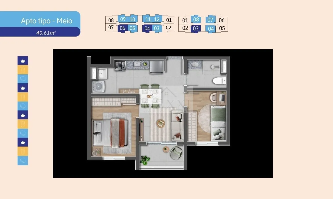 Imagem Novo Enredo Condomínio ~ Vila Isabel - Apartamento em Vila Isabel, Rio de Janeiro/RJ