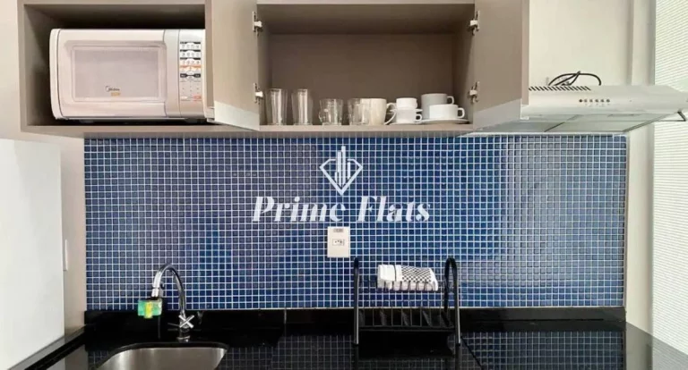 Imagem Flat disponível para venda no Aparthotel Adagio São Paulo Berrini Hotel, com 42m², 1 dormitório e 1 vaga